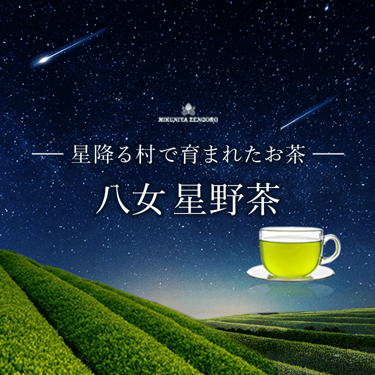 星降る村で生まれたお茶 八女 星野茶