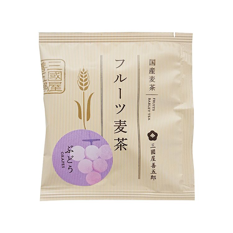 （茶楽）フルーツ麦茶（ぶどう）　5g×1p（袋）