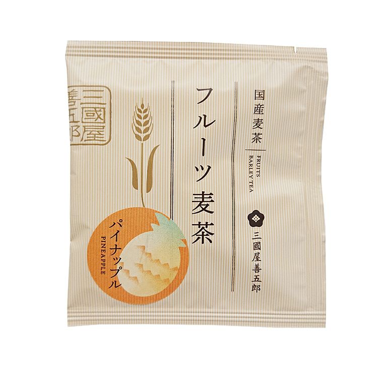 （茶楽）フルーツ麦茶（パイナップル）　5g×1p（袋）