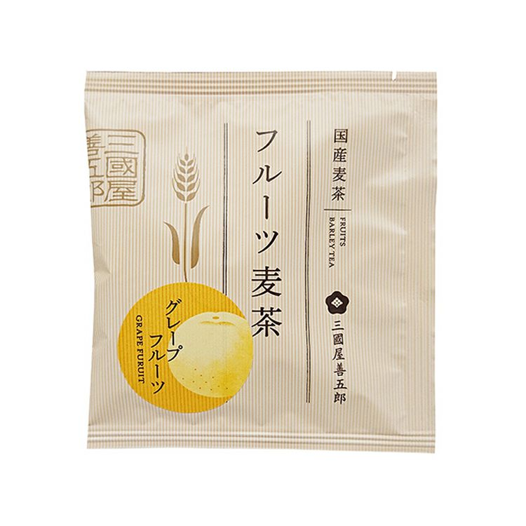 （茶楽）フルーツ麦茶（グレープフルーツ）　5g×1p（袋）