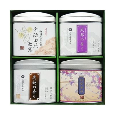 煎茶・玉露・棒茶4種のお茶セット