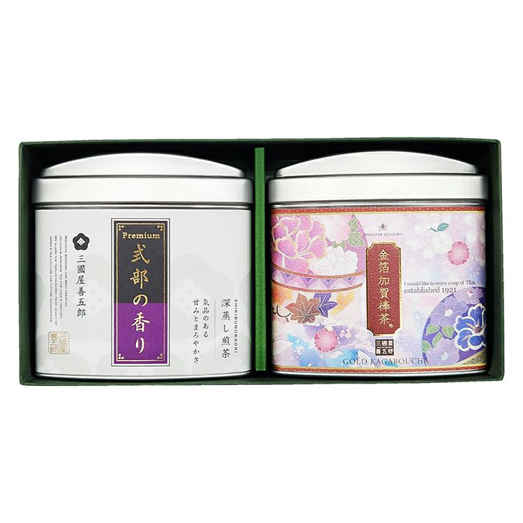 プレミアム式部＆金箔加賀棒茶セット