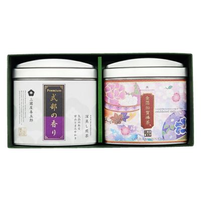 プレミアム式部＆金箔加賀棒茶セット（T2212-03） | 三國屋善