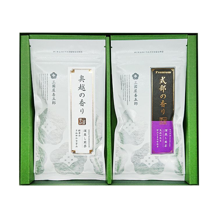 厳選日本茶セット（奥越の香りとプレミアム式部の香り