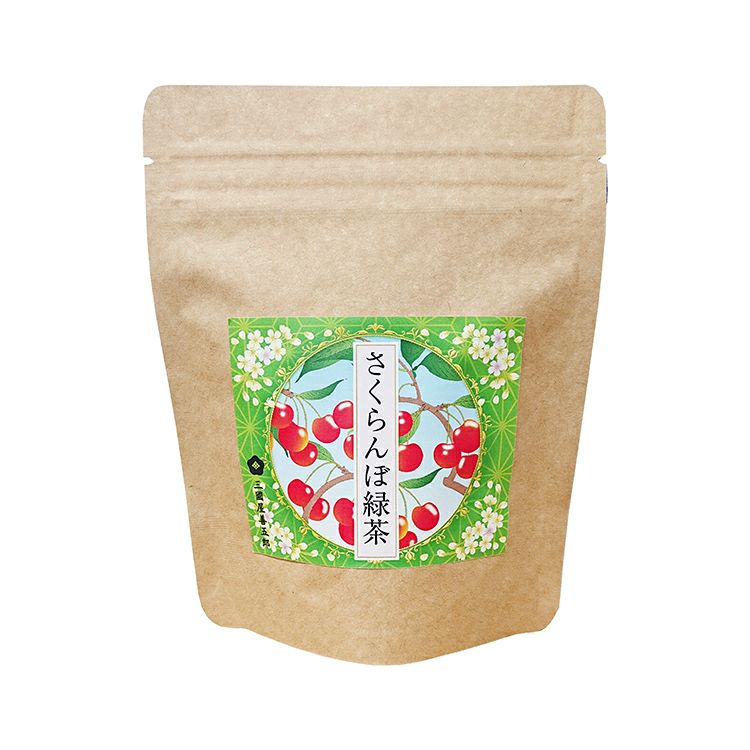 さくらんぼ緑茶 4g×8p(スタンドパック) | 三國屋善五郎 さくらんぼ緑茶 4g×8p(スタンドパック) | 三國屋善五郎
