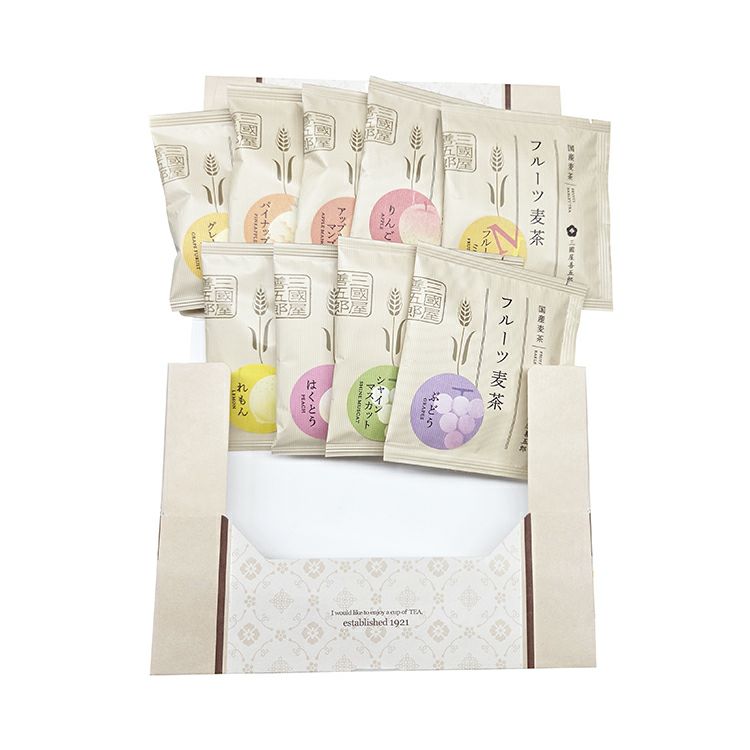 【専用熨斗掛けギフト】 フルーツ麦茶（茶楽）箱セット