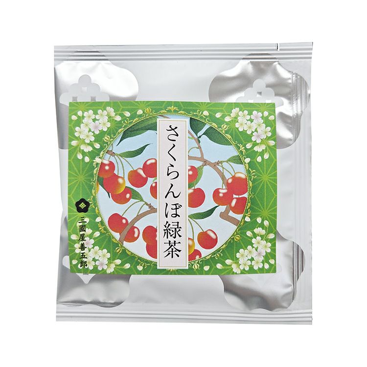 （茶楽）さくらんぼ緑茶4g×1p